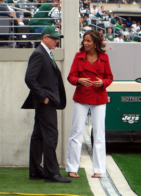 Ny Jets Owner Woody Johnson W Female Reporter Ny Jets O Flickr