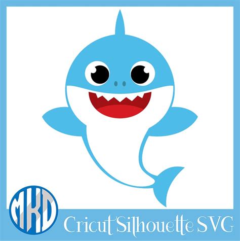 Baby Shark Silhouette Svg Shark Svg Free Svg Png Eps Dxf File