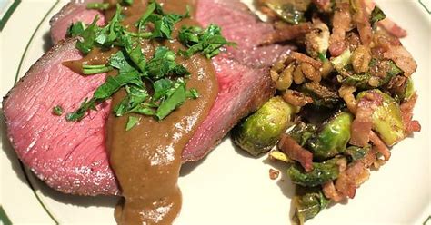 [homemade] Rump Roast With Brussel Sprouts Imgur