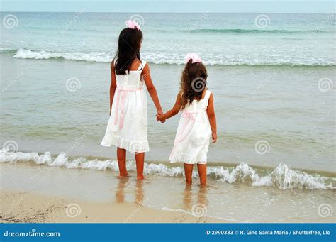 Two Girls Holding Hands Stock Image Image Of Hands Exotic 2990333