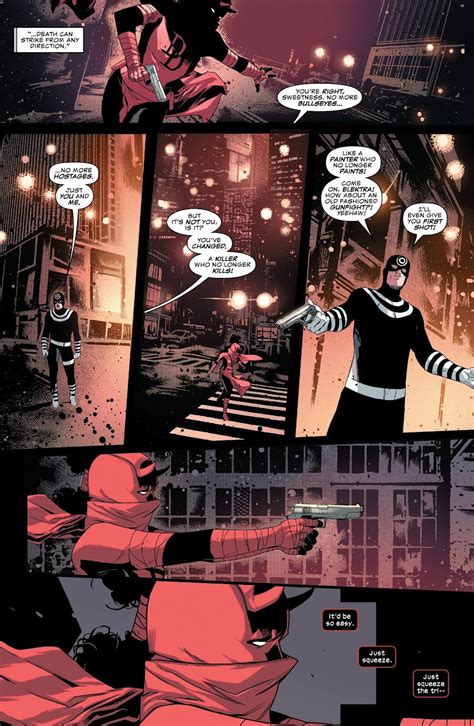 Elektra Beats Bullseye In A Shoot Out Comicnewbies