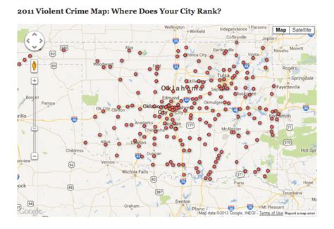 What Is Your Citys Violent Crime Rate Oklahoma Watch