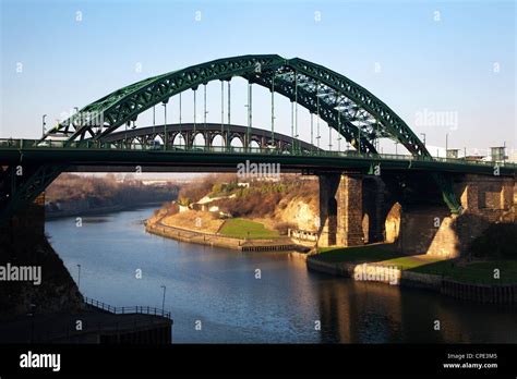 Wearmouth Bridge Over The River Wear Sunderland Tyne And Wear