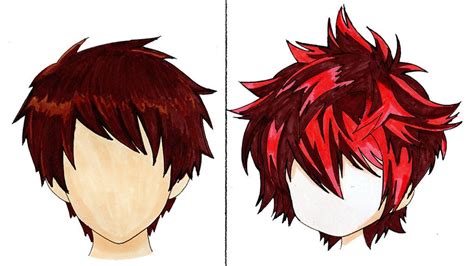 Drawing Anime Hair With Touchnew Markers Step By Step Anime Drawings
