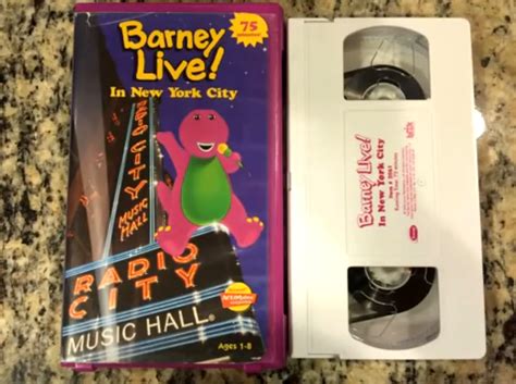 Rock with barney custom lyrick studios 2000 vhs. Trailers from Barney Live! in New York City 2000 VHS ...