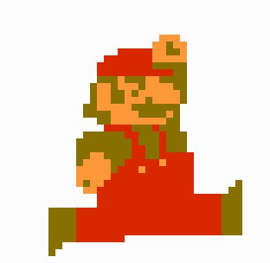 Big Jumping Mario Super Mario Bros Xl Pixel Art Maker