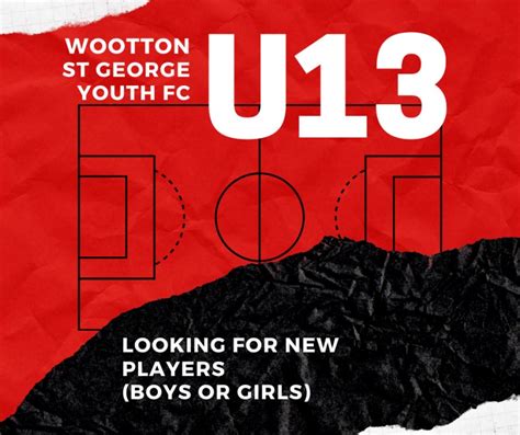 Wootton St George Youth Football Club Looking For U13 Players