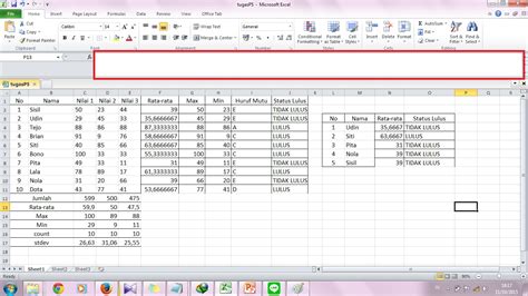 Beberapa Rumus Fungsi Dalam Microsoft Excel Dellas World