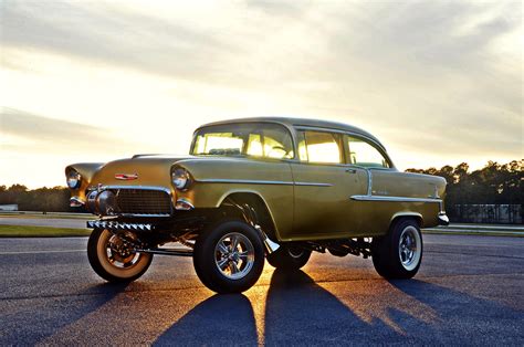 He Built The 1955 Chevy Of His Dreams And With Vintage Speed Parts