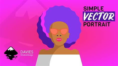How To Make A Simple Vector Portrait From A Photo In Inkscape Youtube