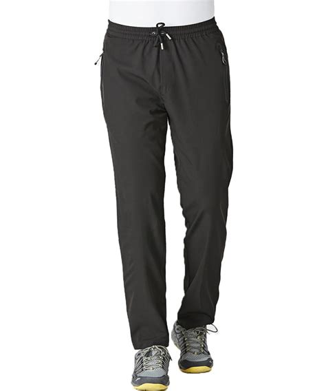 gopune men s lightweight breathable casual hiking running pants outdoor sports quick dry