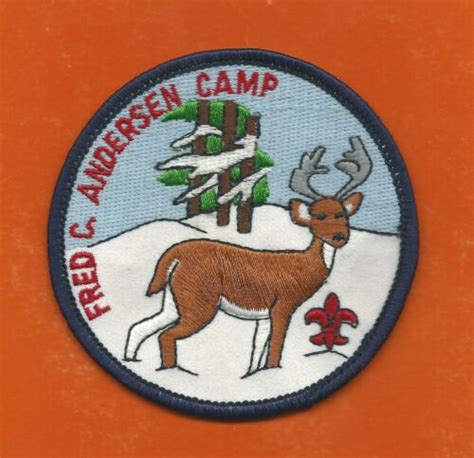Scout Bsa 1988 Fred C Andersen Camp Winter Deer Northern Star Council