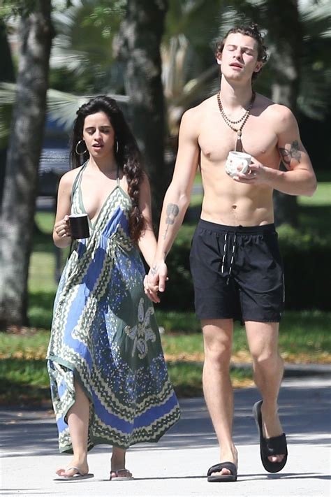 camila cabello and shawn mendes out kissing in miami 03 21 2020 hawtcelebs