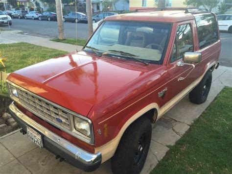 1986 Ford Bronco Ii Eddie Bauer Edition 97k Mi Classic Ford Bronco