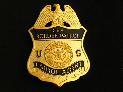 Cbp Border Patrol Agent Badge Solid Copper Replica Movie