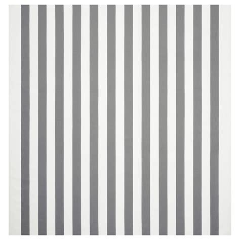 Sofia Fabric Broad Stripedwhitegrey 150 Cm Ikea
