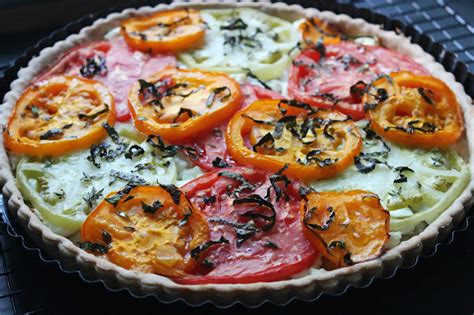 Delicious Dishings How To Make An Heirloom Tomato And Goat Cheese Tart