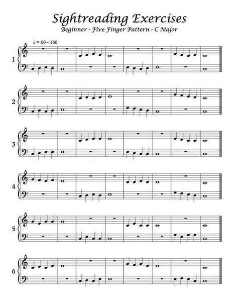 You must flip the orientation of the. Sight Reading Exercise | Piano music lessons, Beginner piano music, Piano music