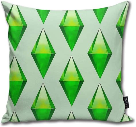 The Sims Plumbob Throw Pillows Covers Accent Home Sofa Cushion Cover