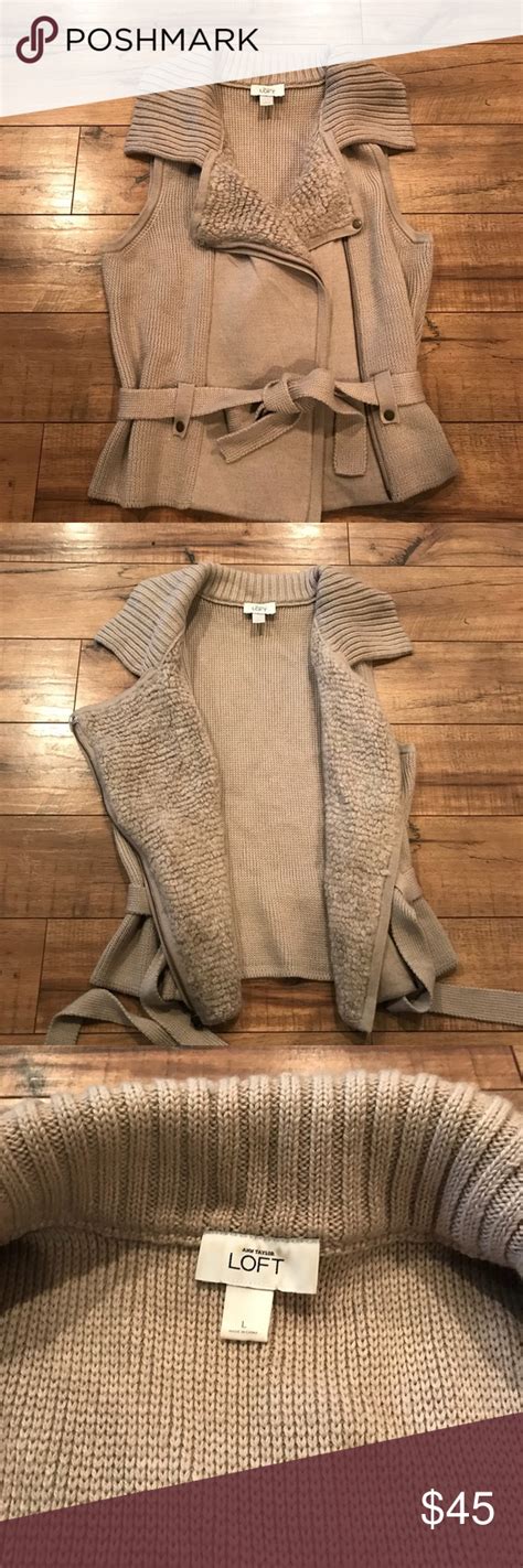 I really want to live in these this. Heavy Knit Sherpa Vest | Heavy knit sweater, Heavy knit ...