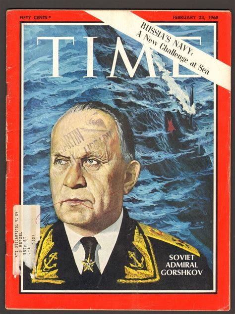 Time Magazine February 23 1968 Soviet Admiral Gorshkov New Challenge At