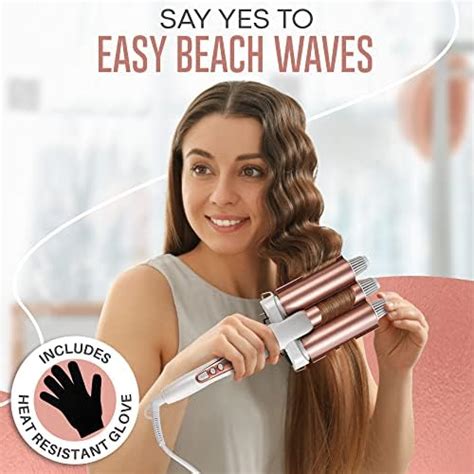 3 Barrel Mermaid Hair Waver By Lily England 25mm Beach Hair Waver