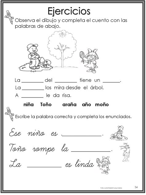 50 Ejercicios De Lecto Escritura Para Preescolar Y Primaria 018
