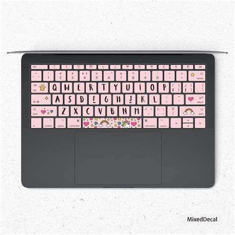 Heart Keyboard Stickers Laptop Keyboard Cover Vinyl Macbook Etsy