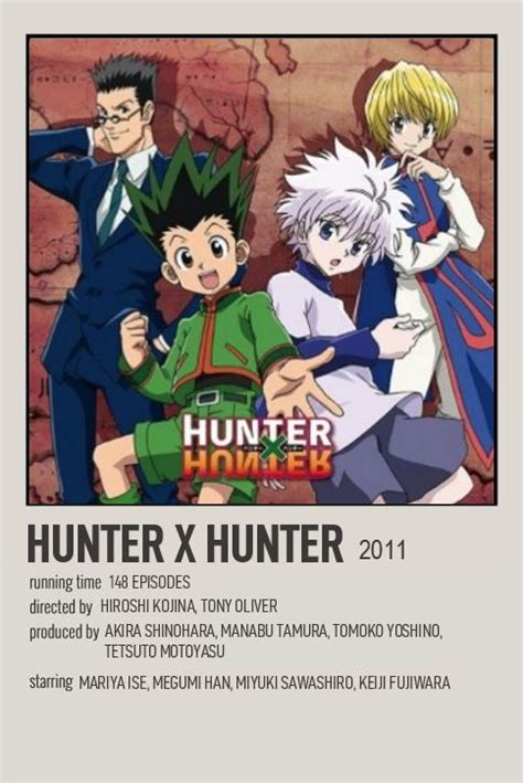 Hunter X Hunter Anime Printables Anime Cover Photo Anime Films