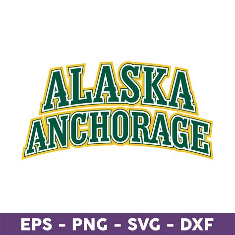 Alaska Anchorage Svg Seawolves Svg Logo Alaska Anchorage S Inspire