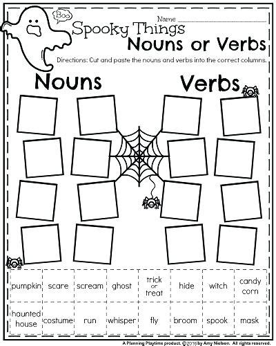 Nouns and verbs 1st grade. Noun Verb Adjective Worksheets For First Grade
