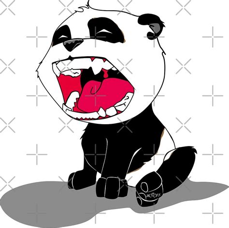 Yawning Panda Cub By Sespider Redbubble
