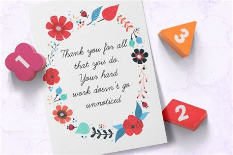 Paper Party Supplies Greeting Cards Thank You Card Card For Teacher