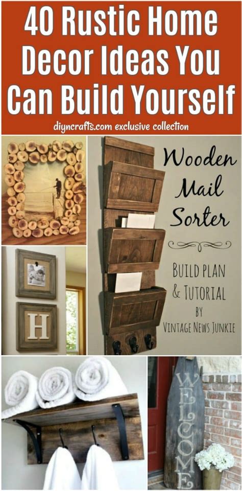 40 Rustic Home Decor Ideas You Can Build Yourself Diy And Crafts