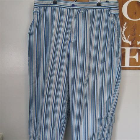 Koret Pants And Jumpsuits Koret Striped Capri Poshmark