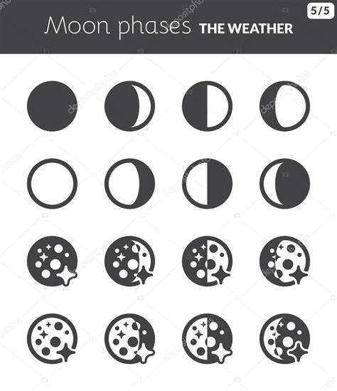 Moon Phases — Stock Vector © Spiralmedia 33365035