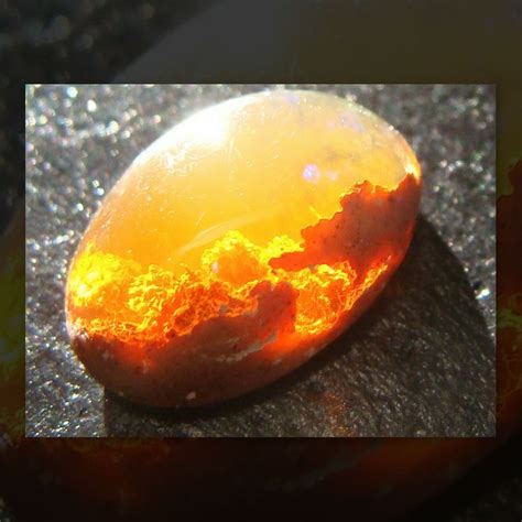 This Mexican Fire Opal Photo By Jeff Schultz Is Illuminated Just