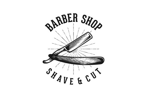 Vintage Barber Logo Ubicaciondepersonascdmxgobmx