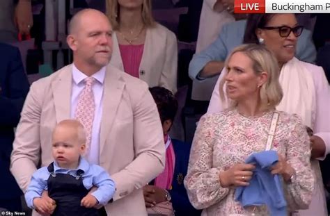Royal Fans Go Wild After Spotting One Year Old Lucas Tindall At Platinum Jubilee Pageant