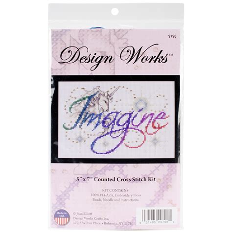 Design Works Counted Cross Stitch Kit X Imagine Count Michaels