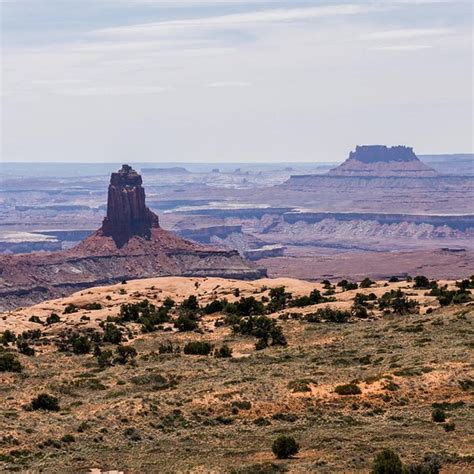 Grand View Point Overlook Parque Nacional Canyonlands Lo Que Se