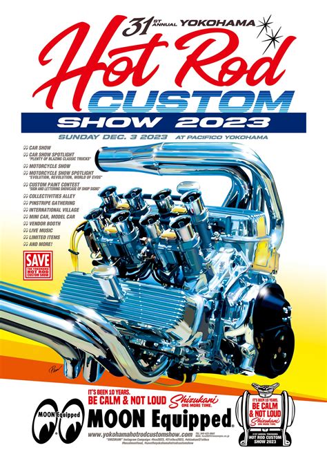 31st Annual Yokohama Hot Rod Custom Show 2023 Mooneyes Japan Official