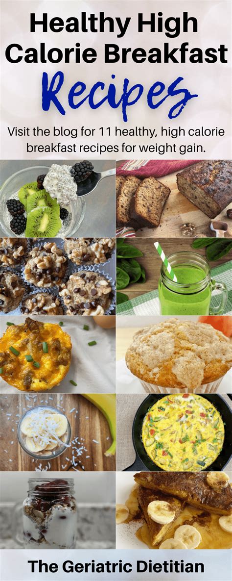 11 Healthy High Calorie Breakfast Recipes The Geriatric Dietitian