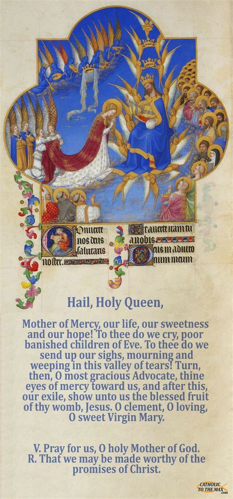 Hail holy queen and saint micheal prayer. 25+ bästa Hail holy queen prayer idéerna på Pinterest ...