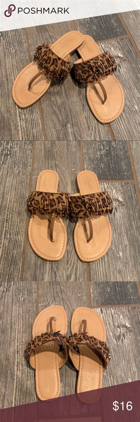They were a little too small, so i returned them and asked for a size 10 in my return/exchange process. Stella Leopard Fringe Sandal | Fringe sandals, Stella ...