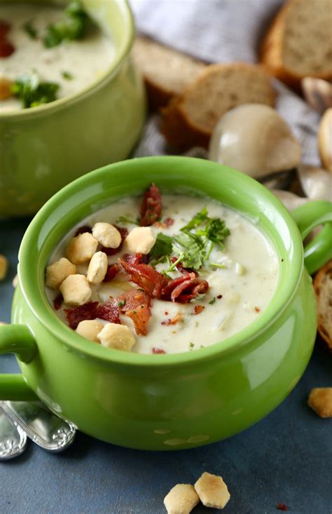 James beard's american cookery, by james beard, little. Creamy New England Clam Chowder - The Chunky Chef | Clam ...