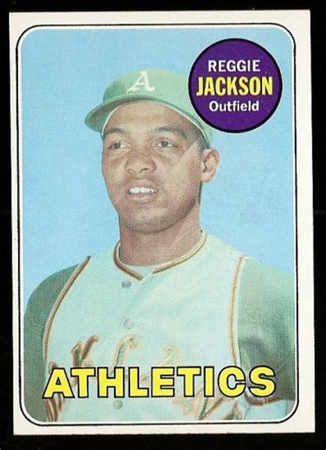 1969 topps decals inserts #19 reggie jackson. 1969 Topps baseball card #260 Reggie Jackson rookie card ...