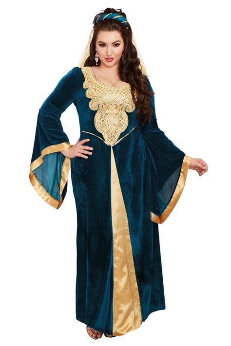 Washable Dreamgirl Plus Size Medieval Maiden Costume For Reusable Sexy Halloween Costumes Sales
