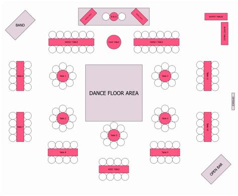 Free Wedding Floor Plan Template Inspirational Reception Seating Kinda But With All Round Tab