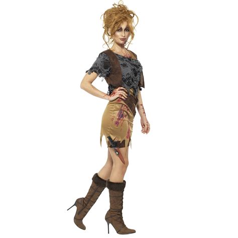 Adult Ladies Deluxe Zombie Hunter Raider Lara Tomb Fancy Dress